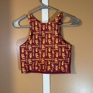 USC Trojans Crop Top